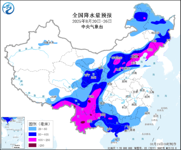 亦丰策略 警惕降雨叠加风险 未来一周主雨带盘踞西南至华北东北一带